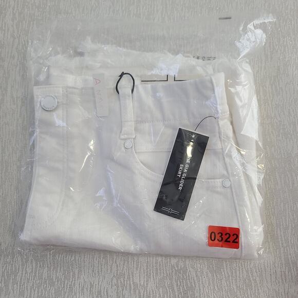 Liverpool Gia Glider skirt sz 10 petite Raw hem 80's vintage look mini skirt NWT - Picture 11 of 11